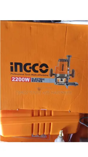 Ingco Industrial 2200w Electric Plunge Router, Rt22008.