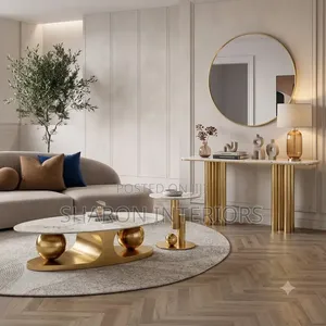 Gold Center Table