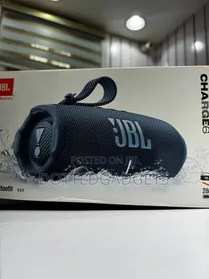 JBL Charge 6 Portable Waterproof Bluetooth Speaker (100% Original)