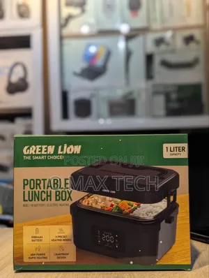 Green Lion Portable Lunch Box With Built-in Battery Electric Heating