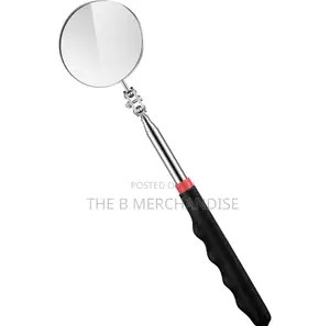 Telescopic Inspection Mirror With Light