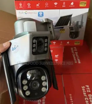 Optimax PTZ V380 Airtel Only PTZ Solar Dual Lens Camera