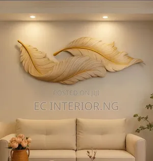 Creative Feather Wall Indoor Luxury
