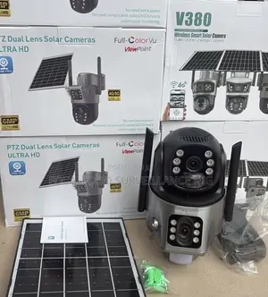 V380 Pro Solar Powered 4g Dual-Security Camera System