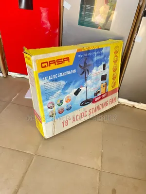 Qasa 18" Ac/Dc Fan for Solar and Electric