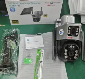Dual Lens Solar Powered Smart Alarm PTZ Security Camera