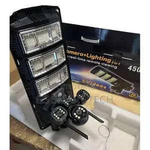 Solar Street Light With 3 Face Camera 4 in 2