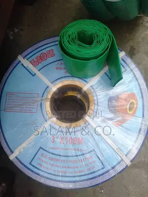 Heavy-Duty 3-Inch Layflat Discharge Hose / Flat Water Pump Hose