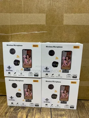 Sx21 Dual Wireless Microphone Hifi Audio Active Noise Cancellation