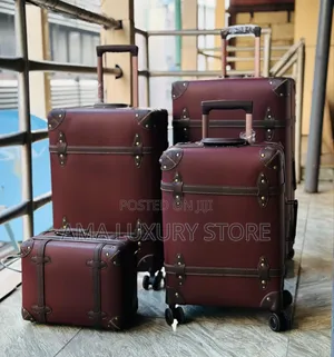 High Quality Luxury Travel Luggage 4in1 Bag–Spacious, Strong Durable