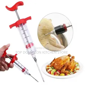 Portable Meat Injector Syringe