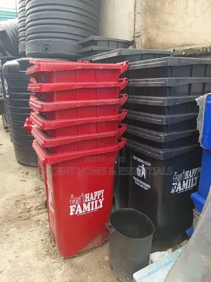 Heavy Duty Happy Family 240 Liters Waste Bin / Dustbin – Brand New