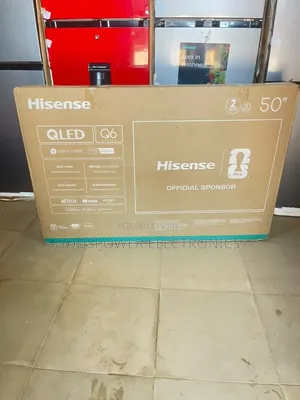 Hisense 50" Inch Qled Smart Tv With Bluetooth, Netflix