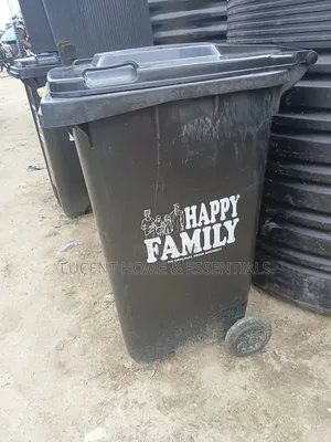 Original Shongai 240l "Happy Family" Waste Bin / Dustbin - Heavy Duty