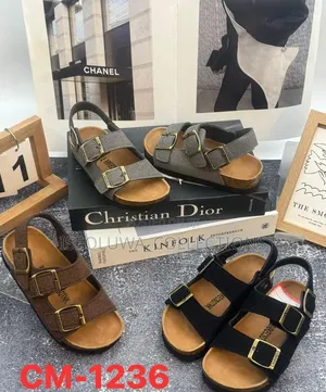 Kids’ Double Buckle Cork Sandals Are Perfect for School and Outings