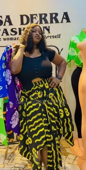 Ankara Print Ikweji Skirt for Women