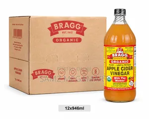 Bragg Organic Raw Unfiltered Apple Cider Vinegar 12x946ml
