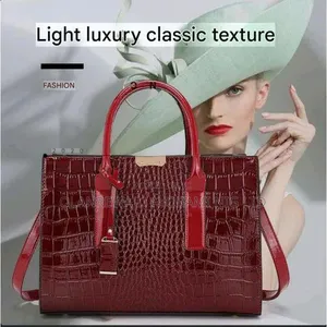 Leather Women Red Messenger Bags