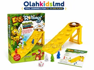 Egg Rolling Family Board Game – Fun Racing Strategy Game for Kids