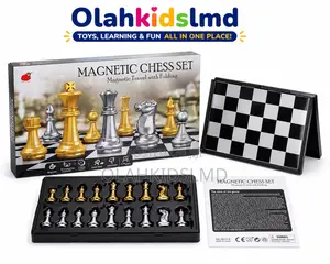 Magnetic Chess Set – Foldable Travel Chess Board Game With Magnetic