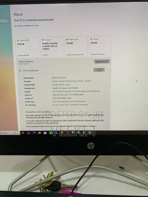 Desktop Computer HP 8GB Intel Core i5 HDD+SSD 500GB