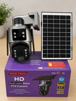 Sd450 Dual Lens Ubox Solar PTZ Camera