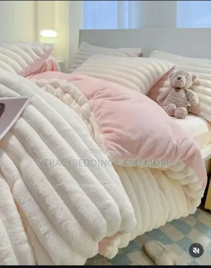 Thick Fluffy Blanket Set