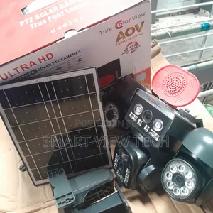 V380 Aov 4 Screem 4 Lens 4g Solar CCTV Camera – Wireless Outdoor