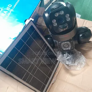 V380 Triple Lens PTZ Solar Camera