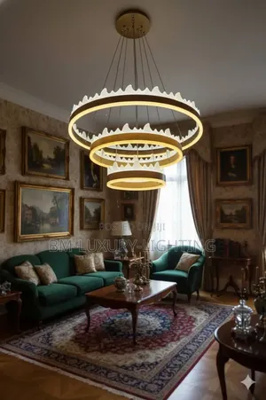 3 Ring Modern Executive Chandelier Fittings