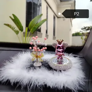 Car Ornaments Pink Bear Air Freshener Car Scents