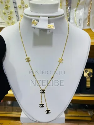 Non Tarnish Stainless Steel Chain and Earring