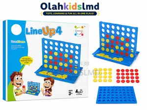 Line Up 4 Connect Four Board Game – Classic Family Strategy Game