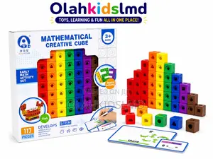 117-Piece Mathematical Creative Cube Stem Learning Blocks for Kids 3+