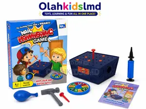 Nail Hammering Game Toy for Kids – Fun Family Skill Game (Ages 4+)