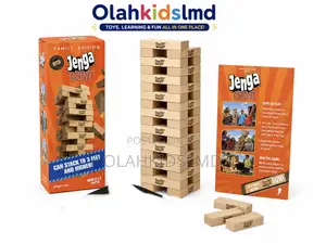 Jenga Giant Wooden Tower Stacking Game – Family Edition
