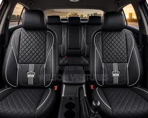 High Quality Black and White Leather Car Seat Cover
