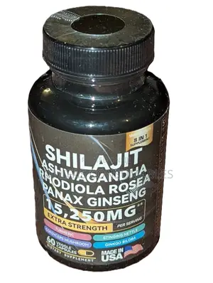 Shilajit Ashwagandha Rhodiola Rosea Panax Gingseng