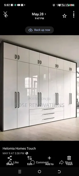 White Color Wardrobe