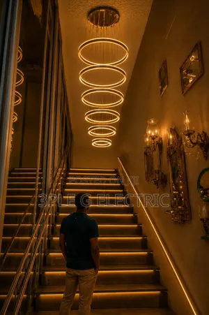By 5 Void Dropping Chandelier