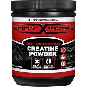 Body Fortress 100% Creatine Monohydrate Powder - Unflavored Micronized
