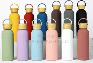 Quality Insulated Water Flask With Bamboo Cover