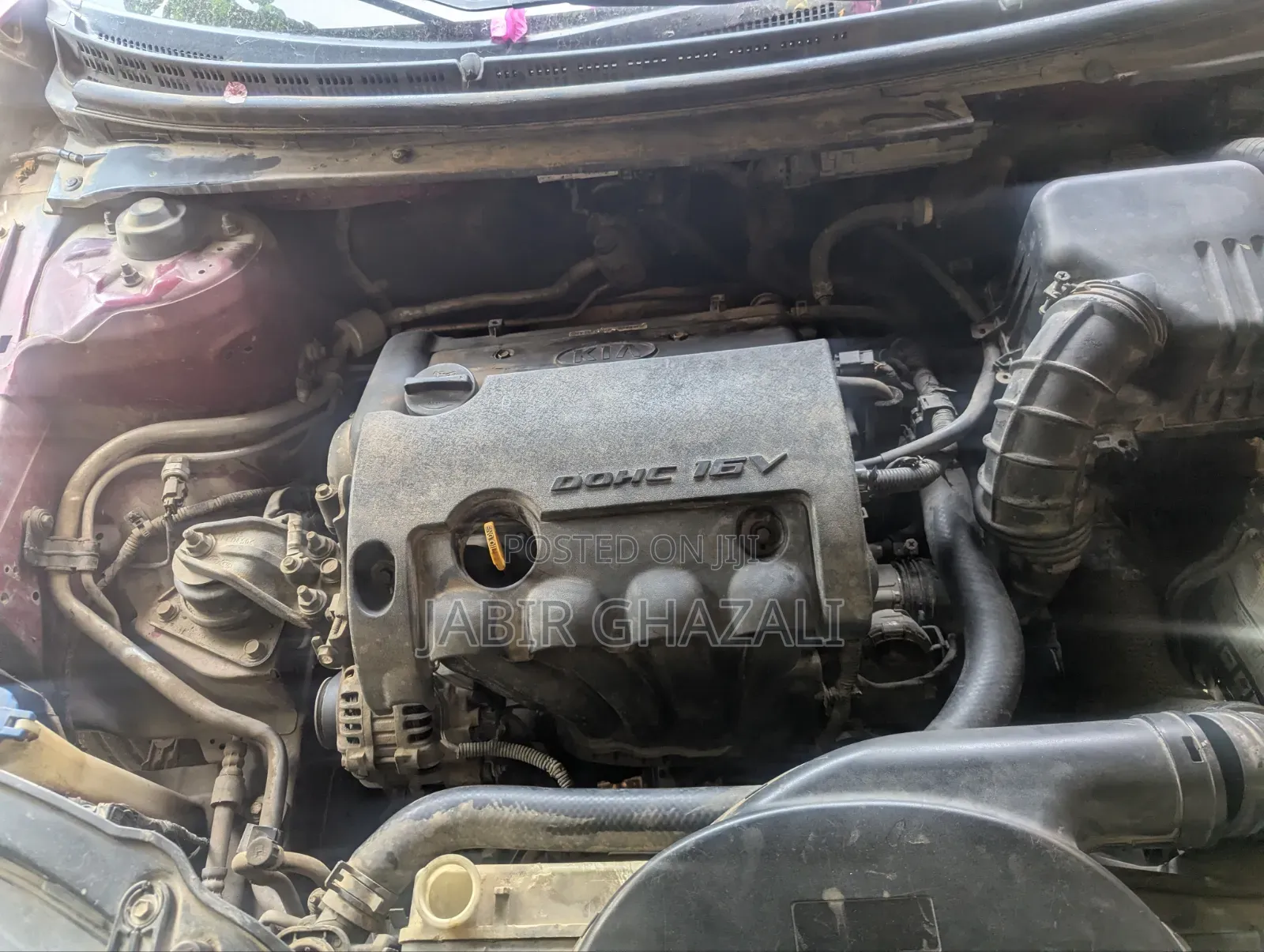 Kia Cerato 2008 Maroon