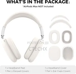 [4 In 1] Accessories For Apple Airpods Max Headphones Silicone Case