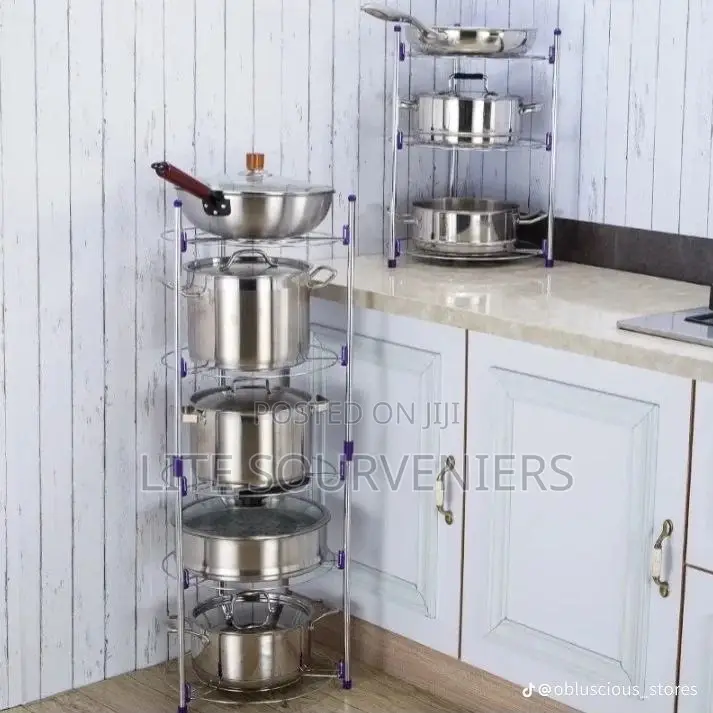 5 Tier Pot Rack