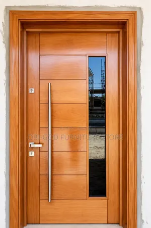 Modern Wooden Security Door 4ft X 81 Inches | Luxury Entrance Door
