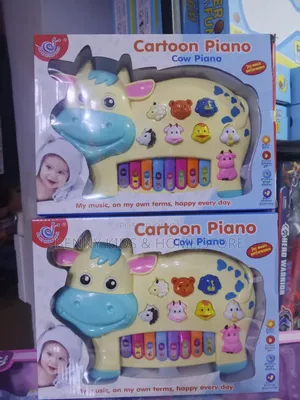 Cartoon Cow Piano