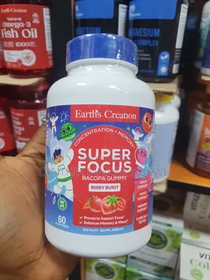 Earth's Creation Kids Super Focus Bacopa Gummies