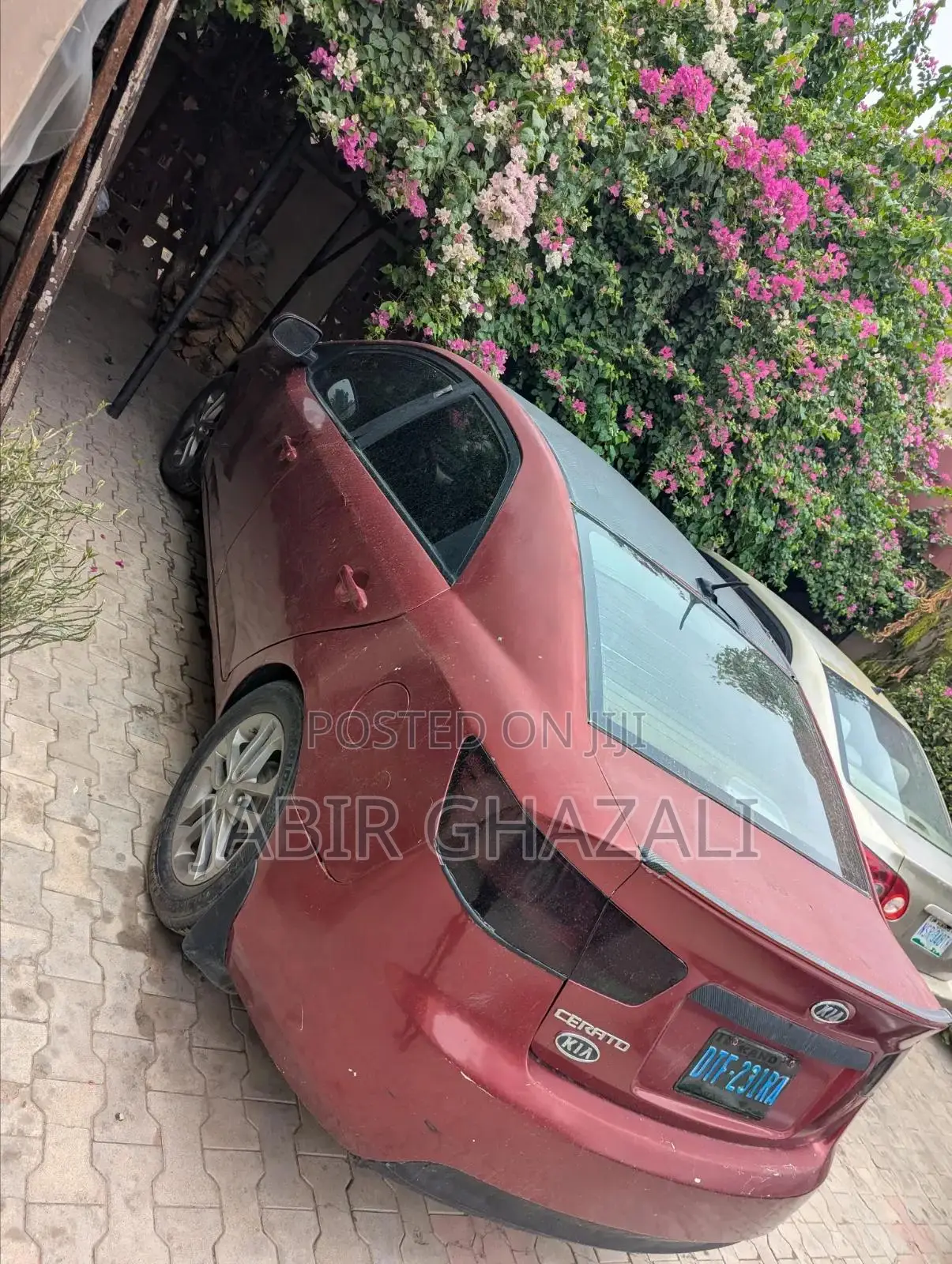 Kia Cerato 2008 Maroon