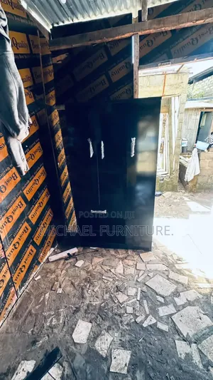 42inches by 6ft Black Wardrobe